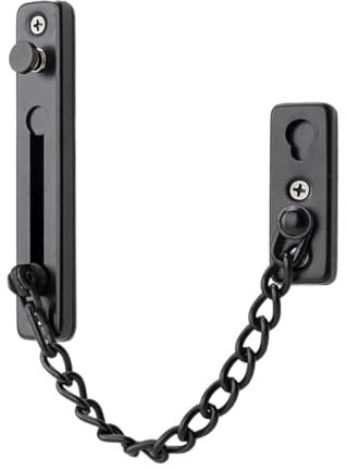 Lucchetto a catena for porta, Lucchetto a catena for porta, Serratura for porta Chiusura a catena Serratura in metallo Chiusura scorrevole di sicurezza Nessuna perforazione Furto Alloggio di viaggio F