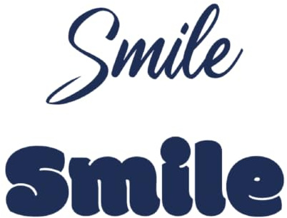 Tattwo.me - Temporäre Tattoos für Erwachsene und Kinder, 2 Wochen, wasserfest - Smile - Pflanzliche Tinte - EU-Kosmetik-Zertifikat - (5X5 - P0937)