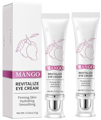 Crema Contorno Occhi - Crema Occhiaie Rinforzante Attivante Mango, Creme Per Gli Occhi Per Cerchi Scuri E Occhi Gonfi, Idratante Anti-Rughe Anti-Età, Cura Nutritiva Per Uomini E Donne (#2, 15g)