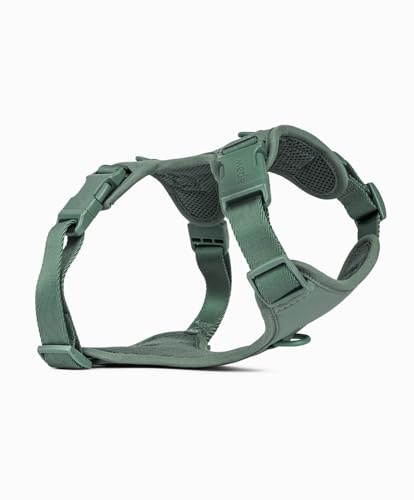 apaw® Hundegeschirr – Verstellbares Anti-Zug Brustgeschirr für kleine & große Hunde (XS–L) – weich gepolstert, atmungsaktiv & sicher (Forest, M)