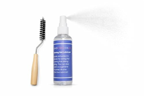 coverandcarry Caravan Awning Rail Lubricant (100ml) & Awning Rail Brush Kit, To Keep Your Awning Gliding Smoothly
