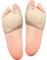 Métatarsiens Coussinets Manchon, Avant-Pied avec Gel Semelle, Demi-Chaussette pour Soulager les Métatarsalgies, Douleurs (2 Pièces, Beige)