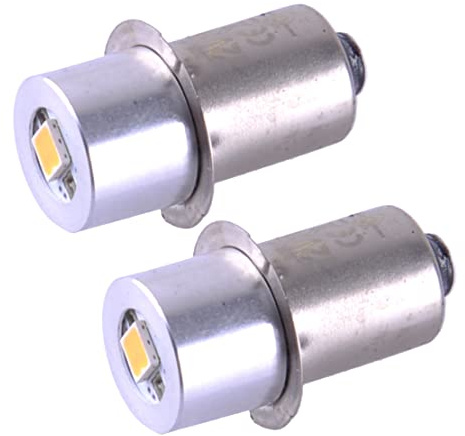 2 pièces P13.5S 12V 1W Lampe de Poche Torche Ampoule LED