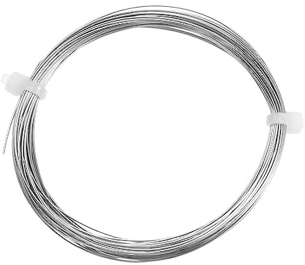sourcing map Wire Replacement Steel for Wire Cutting Tools Stainless Steel Wire Replacement for Mud Cutter Mud Cutting Cheese Ceramic Clay, 3 Meters Length