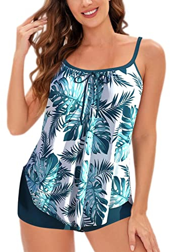 WILLBEST meerjungfrauenflosse mädchen Kurze Hose Damen Tankini Bikini bunt sexy Slip Damen Mode Bikini Hose schwarz Badeanzug XXL Curvy Jumpsuit Sommer kurz gelb Badeanzug
