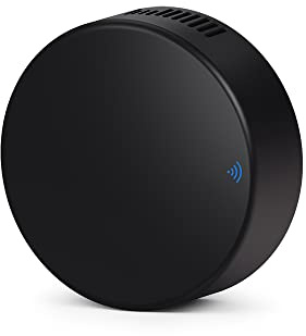 IR RF Controller HUIOP WiFi IR Télécommande universelle sans fil tout-en-un Contrôleur infrarouge compatible avec Home Voice Control