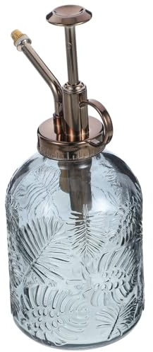 POPETPOP Vintage Sprühflasche Für Pflanzen Gartenbewässerung Mit Feinem Nebel Für Zimmerpflanzen Und Garten Elegantes Design Mit Grauem Und Antikem Pumpenkopf