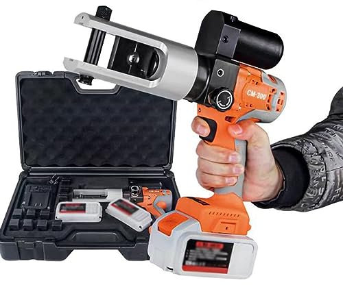 LZDOYY Crimpadora hidráulica Recargable de 16-300 mm², crimpadora hidráulica eléctrica, crimpadora de Cable con batería