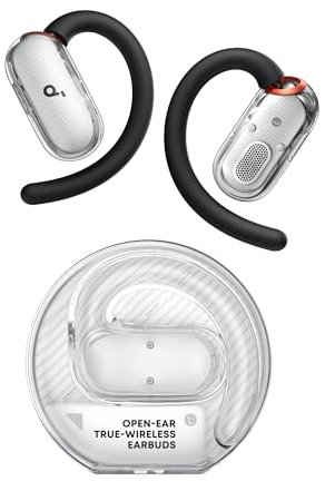 Soundcore V40i Écouteurs à Oreilles Libres by Anker, Son Cristallin, 4 Tailles Ajustables pour Toutes Les Tailles d'oreilles, Basse Profonde, IP55, Autonomie 21H, Netteté IA des Appels, Bluetooth 5.4