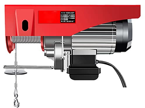 DVKG Palan électrique, Petite Grue Domestique 220V 200KG, treuil de Levage Grue 18m câble en Acier, adapté pour Commercial/Maison/entrepôt/Garage,200kg