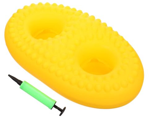 MILISTEN 1 Satz Pool -Schwimmbecherhalter -Getränkehalter Halter für Poolschwimmer Tragbarer Tassenhalter Stabiler Getränkehalter aufblasbarer Getränkehalter Kieselgel Gelb