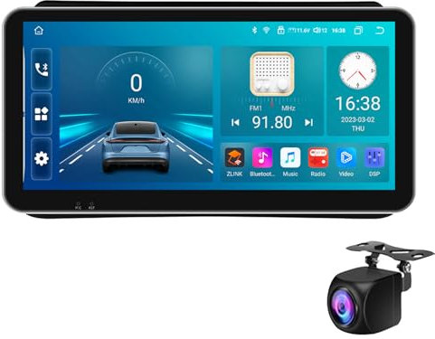 Estéreo Android para O-Pel Mokka 1 2012-2016 Pantalla táctil IPS de 10,33 Pulgadas 2 DIN Receptor de Radio con Carplay inalámbrico y Android Auto navegación GPS Bluetooth WiFi BT SWC (Size:4G 6+64G)