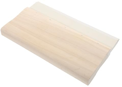 NUOBESTY Wooden Screen Printing Squeegee Flat Wood Screen Ink Graphic and Textile Applications