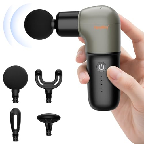 HEYCHY Super Mini Massage Gun, Deep Tissues Percussion Muscle Massager