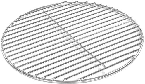 Grillrost Ø 34,5 cm aus Edelstahl rostfrei und elektropoliert 4mm für Grill rund, Kugelgrill, Feuerschalen Grillschalen Rundgrill