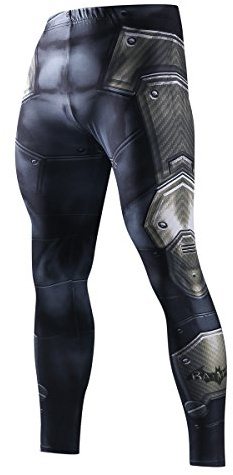 Nessfit Collant de compression pour homme super-héros, couche de base, leggings, fitness, longue course, entraînement thermique, S
