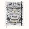 Moleskine x Lorenzo Petrantoni Unplanned Planer, Limitierte Edition, Hardcover und Elastikverschluss, Petrantoni Wochenplaner, XL-Format 19x26 cm