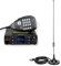 Retevis RT95 Ham Radio Transceiver with Dual Band Antenna, Mini Mobile Transceivers with Rotatable LCD Dual Display, 200 Channels, SL16/PL259 Mobile Car Antenna