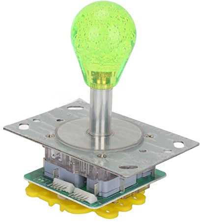 Tosuny LED Arcade Illuminated Joystick, Arcade Joystick Kit, LED Colorful Illuminated Joystick Switchable for Doll Machines and Arcade Machines,Etc