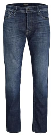 JACK & JONES Tapered fit jeans JJIMIKE JJORIGINAL JOS 211 Tapered fit jeans, Blå denim, 28W / 30L