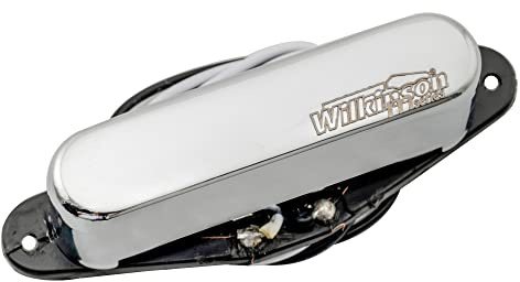 Wilkinson WOV Vintage Alnico 5 Micro Telecaster Manche Pickup pour Guitare électrique Style Tele, Chrome