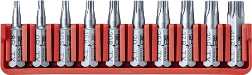 PB Swiss Tools Bit Set Torx T8-T40, C6.710 CN | 100% Swiss Made | Plasmabeschichtung | farbcodiert nach Schraubenart | für professionelles Schrauben in Industrie & Handwerk