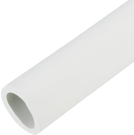 QUARKZMAN 2 x 45.7cm Rohrisolierung Schaumstoff, Durchmesser 25mm Isolierstärke 5mm Heizungsrohr Verkleidung für Fitnessgeräte, Rohre, Handhaben (Weiß)