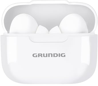 Grundig Écouteurs Bluetooth sans Fil - Écouteurs Intra-Auriculaires Bluetooth 230 mAh - Écouteurs sans Fil avec 4 Heures de Lecture - Écouteurs pour appels Mains Libres - INCL. Étui de Chargement