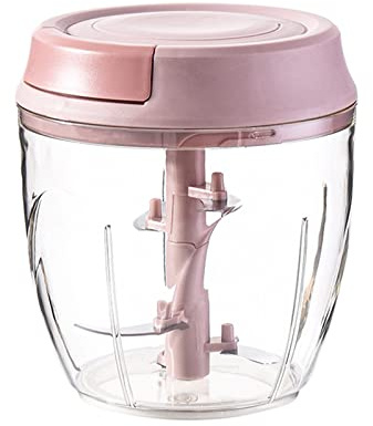 Hand Chopper Garlic Press Vegetable Fruit Twist Shredder Manual Meat Grinder Chopper Garlic Crusher Cutter Home Kitchen
