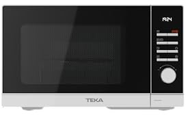 Teka MWE FS25 G WH- Microondas de Libre Instalación con Grill, Capacidad 25 L, 5 Niveles de Potencia, Salida 900 W, Microondas con Grill 25 L, con Plato Giratorio 28.8 cm, Color Blanco