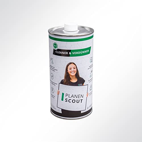 Planenscout PS 2 in 1 - Verdünner Kleber und Planen Reiniger 2 x 1000 ml