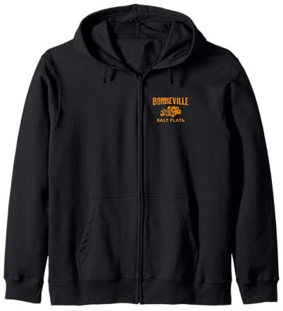 Salière rétro Bonneville Utah Design vieilli Sweat à Capuche