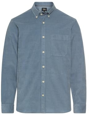 camel active Herren fleXXXactive® Langarm Shirt mit Button-Down-Kragen und Brusttasche
