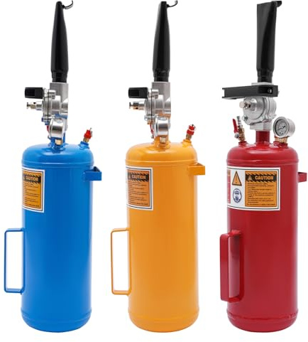 Luftreifenwulstfüller 8L Luftreifensitzfüller 1MPa Reifenwulstfüller Reifen Booster 16*50cm Reifenfüller Luftkanone 6.5kg Druckluft Reifenbefüller für Traktor LKW ATV Auto Automobil Reparatur, Blau