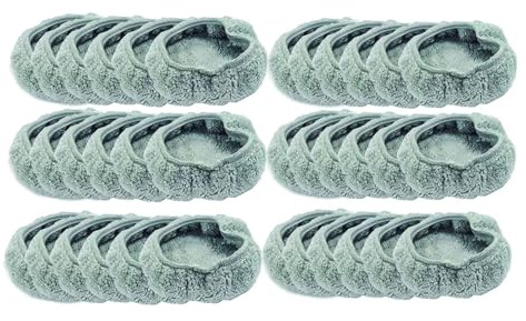 HIZON Microfiber Cleaning Rag ，Compatible For Window， Cleaner Robot,Reusable 14.5cm Mops For Universal Round Robot Vacuum Cleaner Towel Dust Cloth(SET4)
