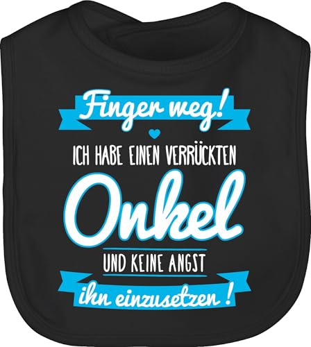 Shirtracer - Lätzchen - Sprüche - Ich habe einen verrückten Onkel I Baby Kleinkind Geschenk