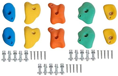 Klettersteine Set 10St. M Kletterwand Kletterturm Spielturm Spielplatz