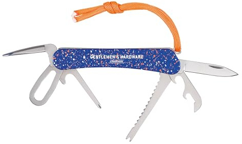 Gentlemen’s Hardware 8-in-1 Multi-Tool Stainless Steel Pocket Tool for Fishing, Sailing and Camping, Marine