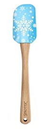 Städter 504233 Schneeflocke Teigschaber, Holz/Silikon, 25cm