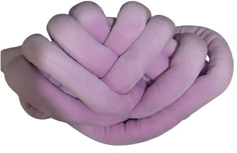 500 g grobes Garn, Baumwolle, Samt, weiche Wolle, grobes Garn, DIY, sperrige Arme, Strickdecke, Handstrickgarn, Spinngarn (Farbe: Rosa Lila)