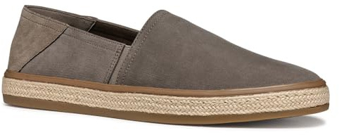 Geox U Pantelleria A, Espadrillas-sandaler med kilklack för män, Dove Grey, 41 EU