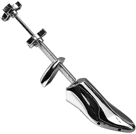 Skosträckare Professionell Skobreddare i Aluminiumlegering Expanderskoträd för Olika Skor (Dubbelplatta Män Platt Klack)