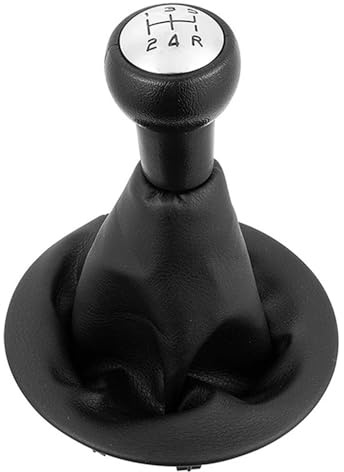 Siuku Pomos Palanca Cambio Compatible con C&itroen para Berlingo II 2008-2018 Perilla de Cambio de Marchas de 5 velocidades para automóvil Manija de Cambio con Funda de Fuelle Manual