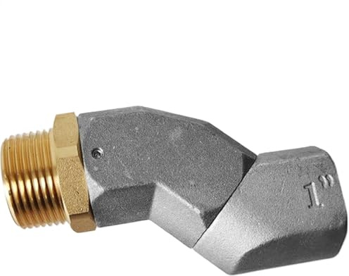Penlimly Antriebsverbindungsbefestigung, Gelenksteckbefestigung | Zink -Legierung Drehgelenk 1 Zoll Sockelschlüssel - NPT -Kraftstoffzubehör Flexibler Automobilersatz für Ölstationen