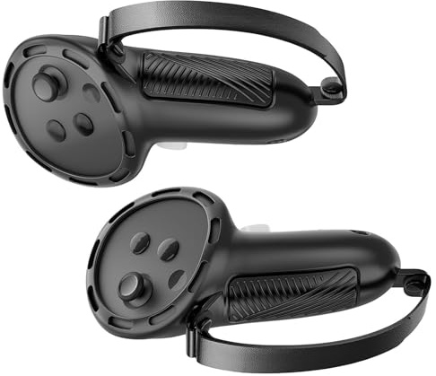 Funda de agarre de silicona desmontable para controladores 3S 3, reemplazo rápido de batería, agujeros de seguimiento, sin interferencias, empuñaduras antideslizantes para controladores de juegos
