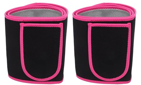 Mikinona Bandages de Sudation pour Jambes Ajustables en Nylon Respirant Manchons Chauffants Amincissants pour Cuisses Femmes et Hommes Équipement Sauna Fitness pour Perte de Graisse