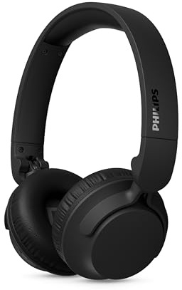 PHILIPS TAH4500 ohraufliegender kabelloser Kopfhörer mit Geräuschunterdrückung, bis zu 70 h Wiedergabedauer, dynamischem Bass, 32‑mm‑Treibern und Bluetooth 6.0 Multipoint