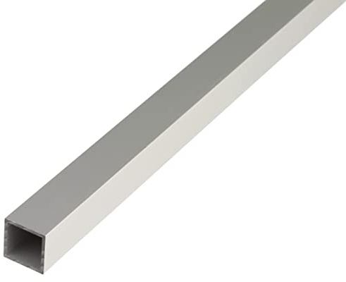 Alberts 471675 Vierkantrohr | Aluminium, silberfarbig eloxiert | 2000 x 40 x 40 mm