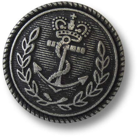 6er Set maritime Metallknöpfe mit Anker und Krone - perfekt als Uniformknöpfe oder Blazerknöpfe! Durchmesser: ca. 20mm!