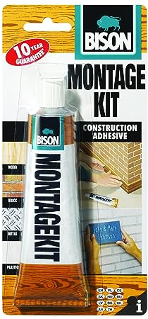 Bison Kit de montage Super Strength Tube Blanc/Marron Emballage - 125g